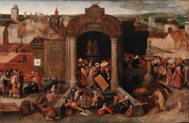 Le Christ chassant les marchands du temple